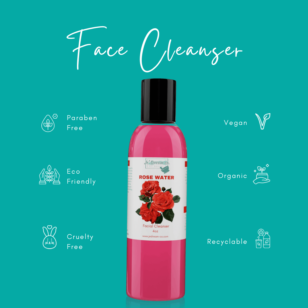 Rose Water Facial Cleanser Je'Dream Co.