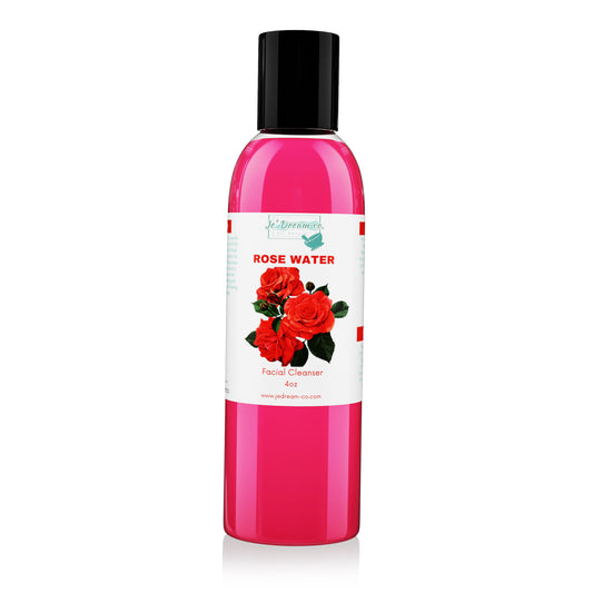 Rose water facial cleanser