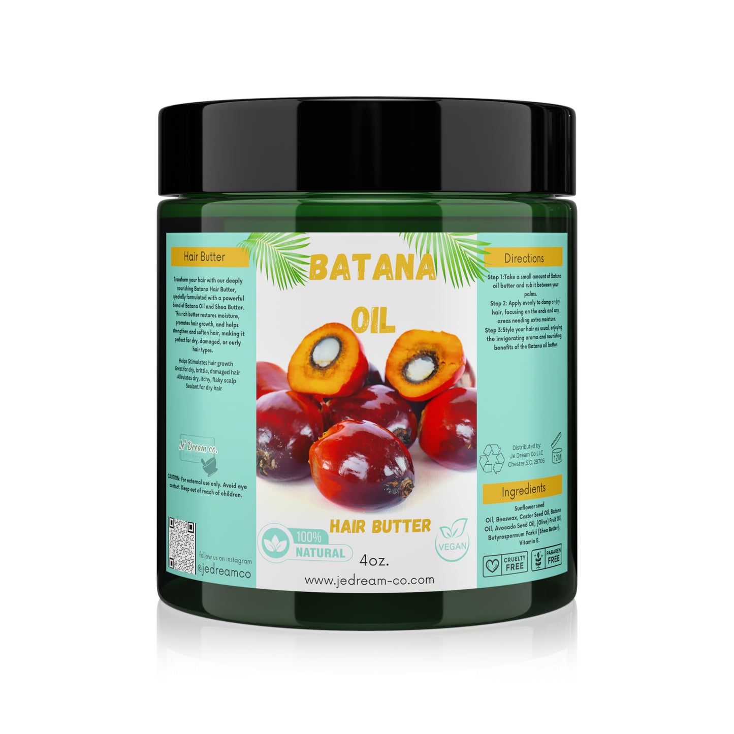 Front packet of my Batana butter