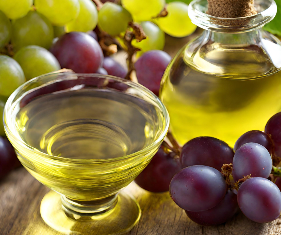 Grapes and grape seed oil 