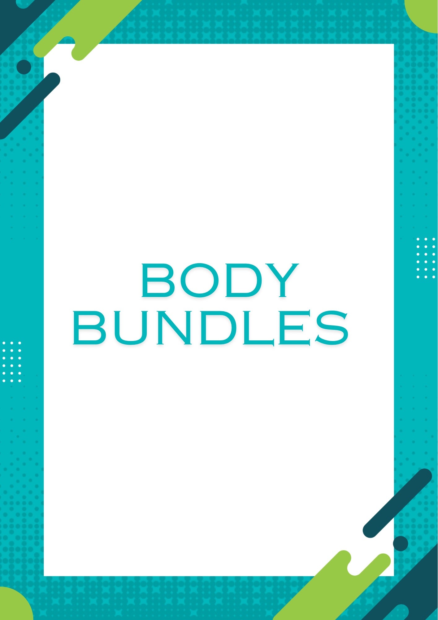 Organic Body Bundles